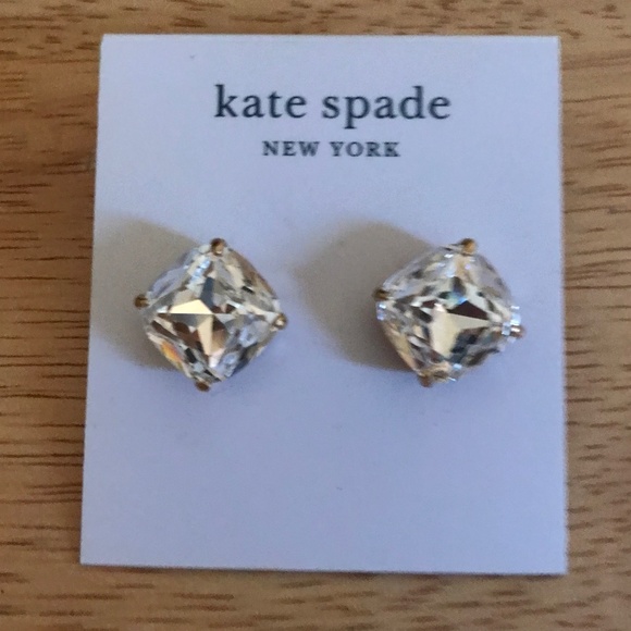 kate spade Jewelry - Kate Spade New York Square Stud Earrings New With Tag Style Number WBRU5044